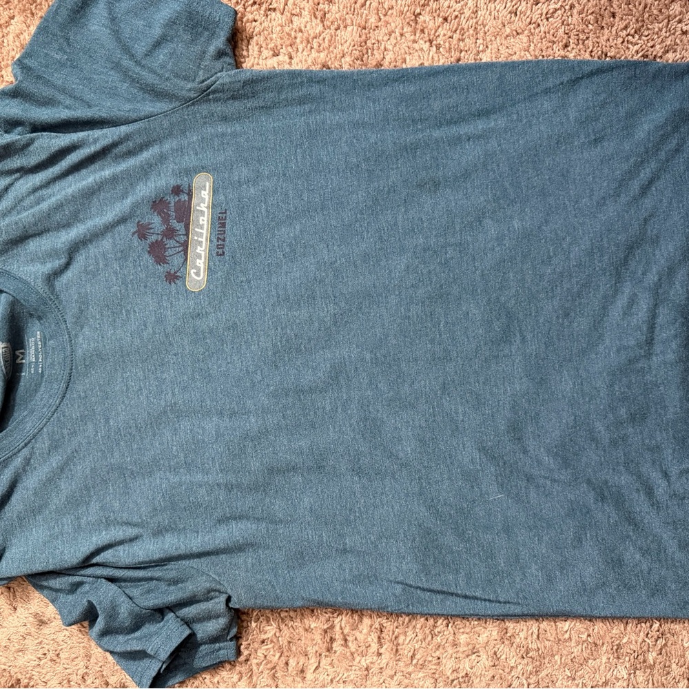 Gildan Heather Blue California Tee